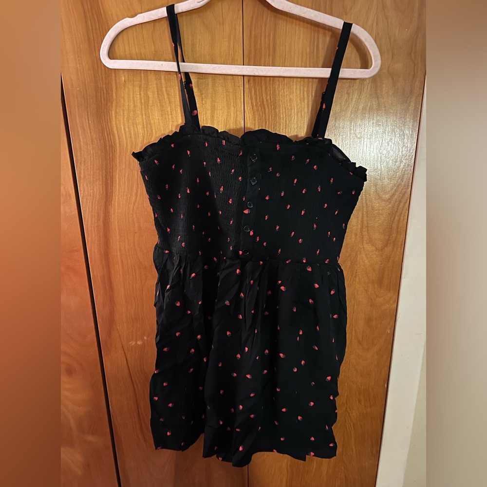 Torrid strawberry 🍓 Smocked Ruffled Camisole